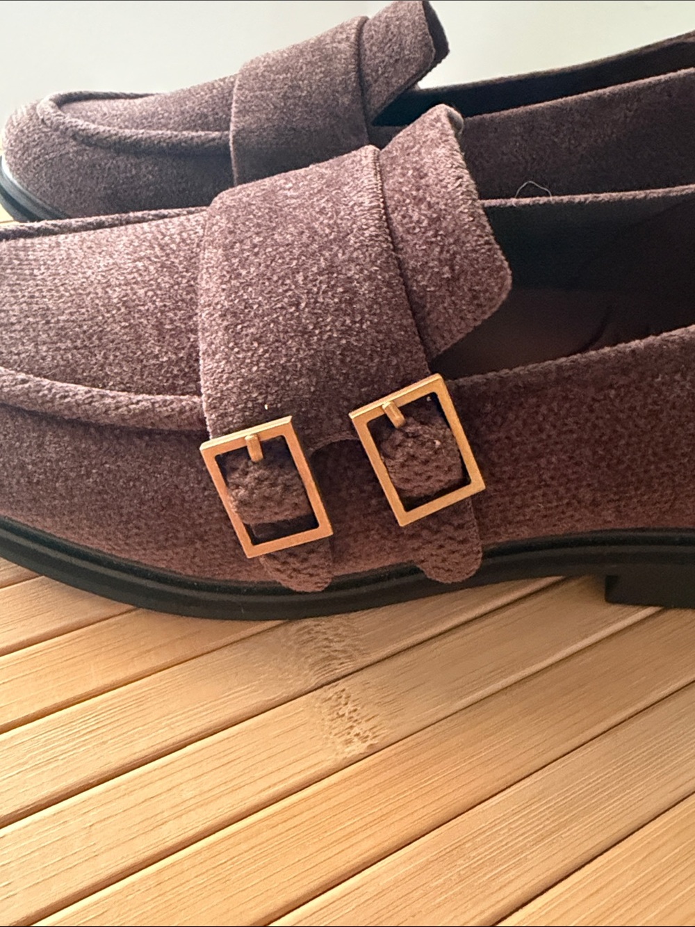 Round-Toe Velvet Penny Loafers (Luciana) - Picture 4 of 7